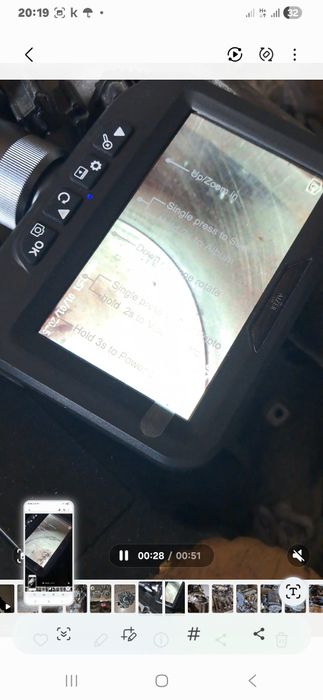 Эндаскоп.проверка двигателья