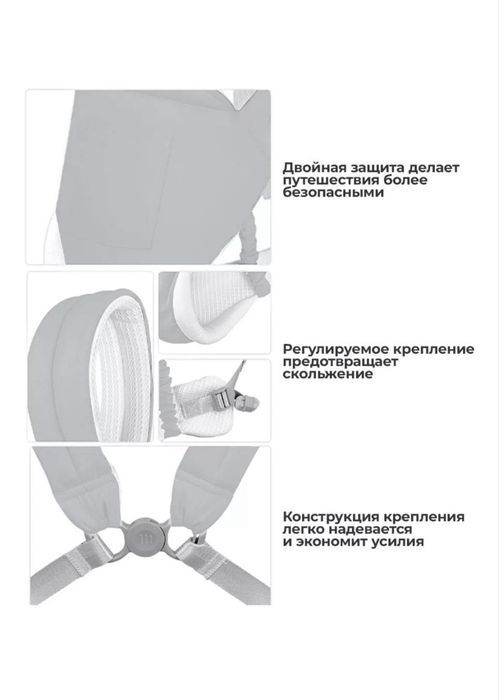 Эргорюкзак VEXA до 25 кг, серый