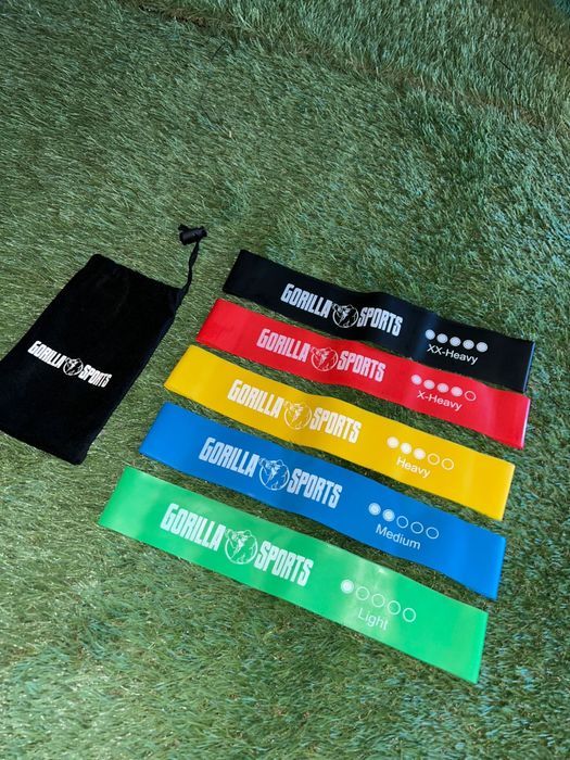 Set complet de 5 benzi Fitness: 0,4-1,2 mm.