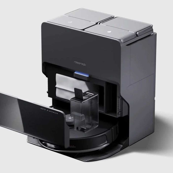 Робот-пылесос Roborock S8 MaxV Ultra черный, влажная и сухая уборка