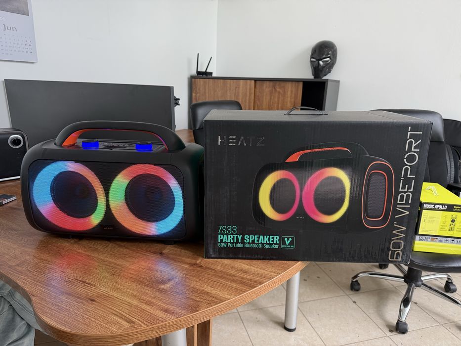 Heatz ZS33 Portable Bluetooth Party Speaker