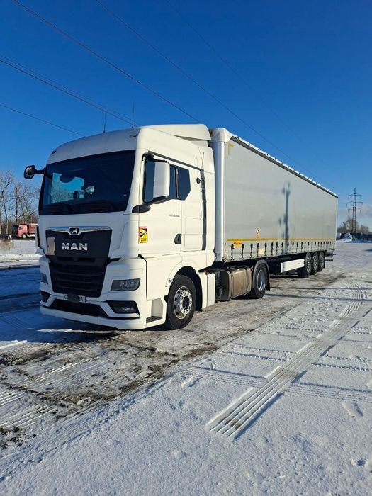 Тягач MAN TGX 18.480 с прицепом Wielton NS3К