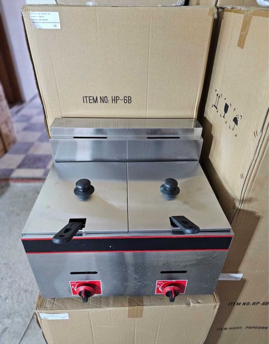 Friteuza gaz 61+61 dubla -TRANSPORT GRATUIT