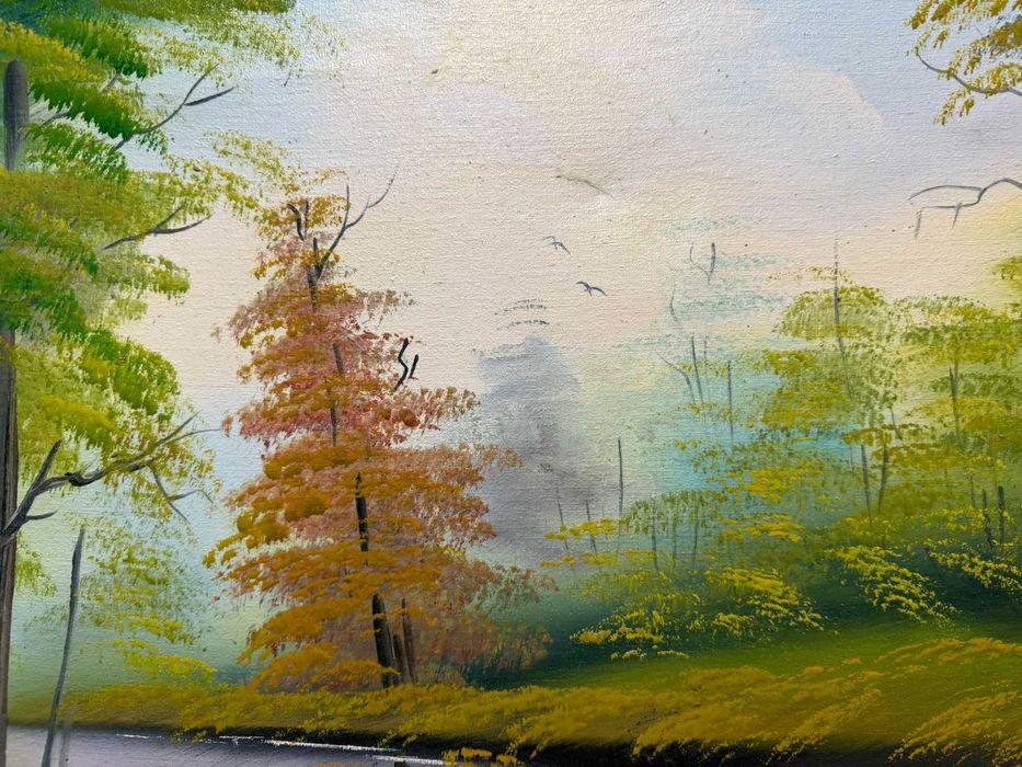 tablou vechi pictat pe panza in ulei pictura in ulei tablou vechi ulei