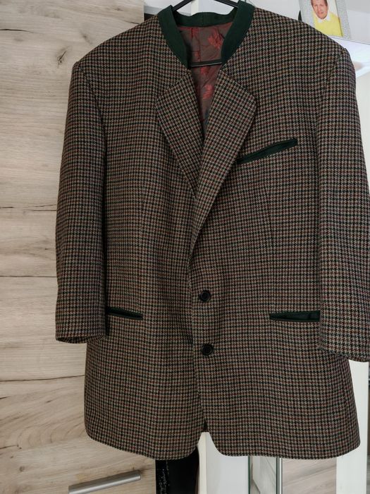 Sacou din lana carouri