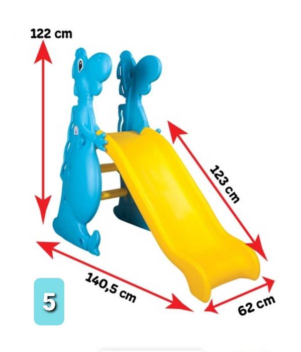 Пързалка улей parzalka Dino Pooh Verena Wavy