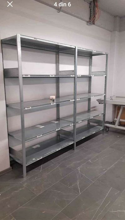 Vând rafturi metalice zincate marfa manuala Tip piking