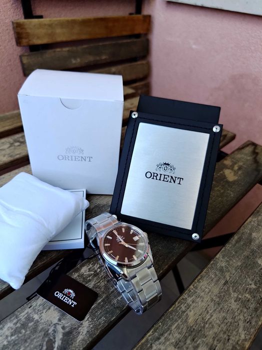 Orient Stretto Date Automatic Sunburst Blue 38.5mm
