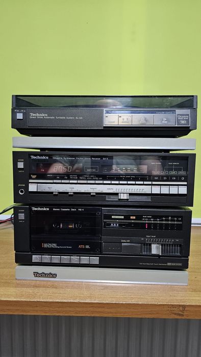 Technics pick-up sl-q5. receiver sa-5. deck rs-4