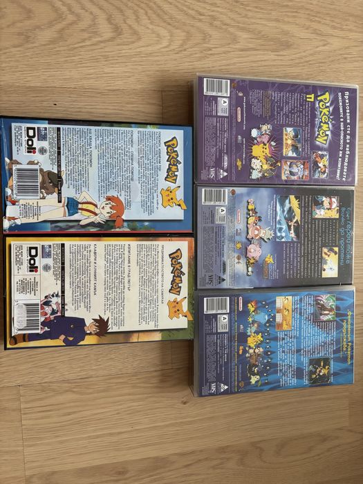 Видео касети Покемон поредица