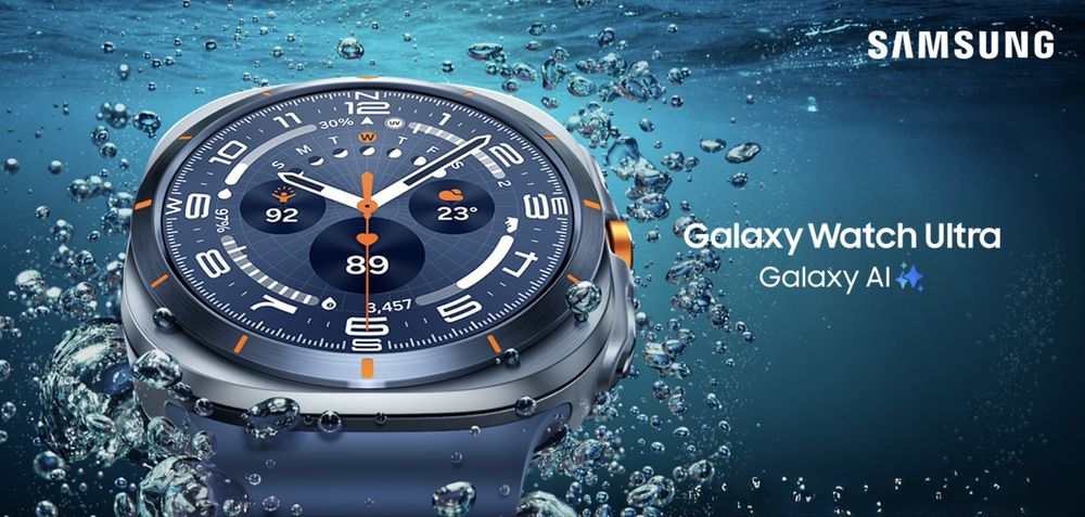 НОВО!!! Смарт часовник Samsung Galaxy Watch Ultra (2025), 47mm, LTE, Titanium Blue
