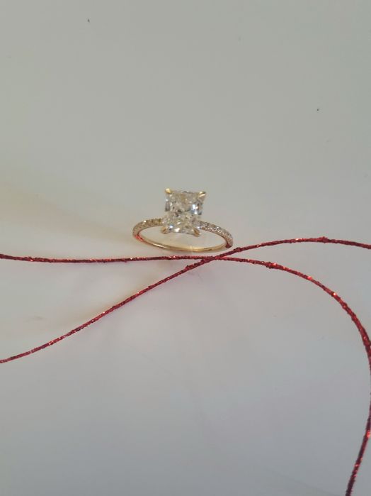 Inel ,diamant ,unicat,2,26CT,aur 14 k,Brilliant