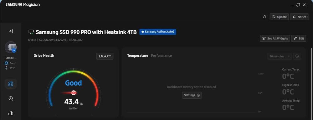 SSD Samsung 990 PRO with Heatsink 4TB