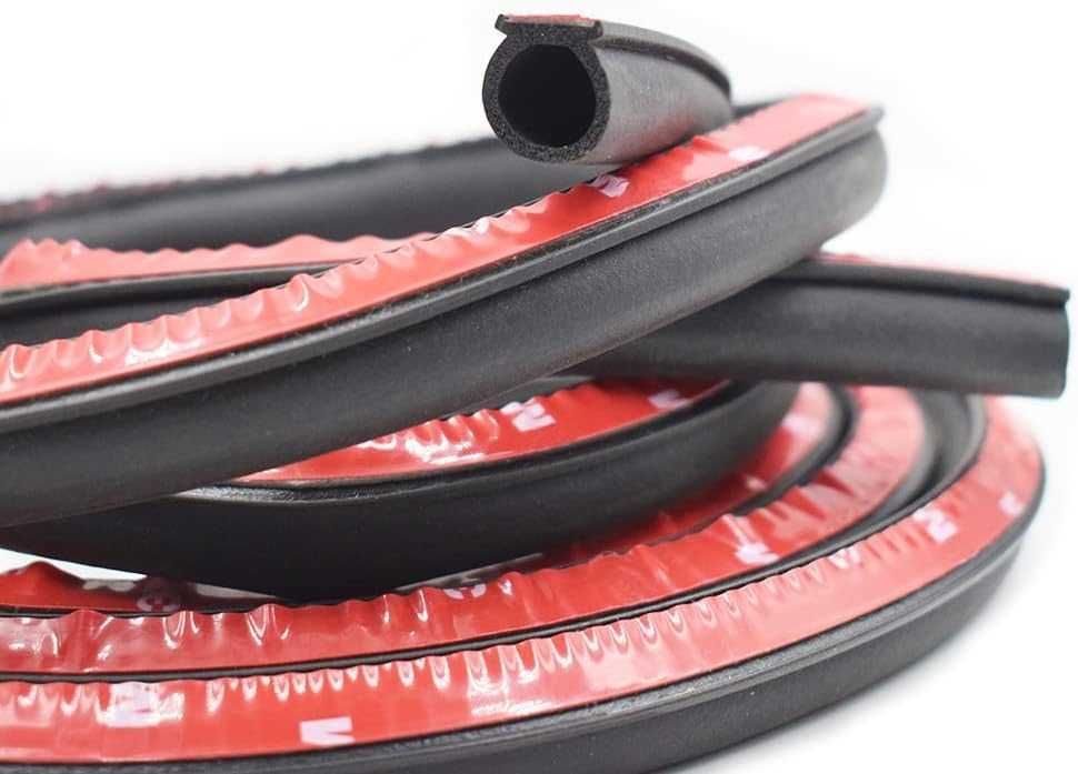 Уплътнение за врата или прозорци, 4 или 5м, водоустойчива шумоизолиращ