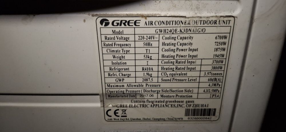 Gree Air conditioner 24BTU