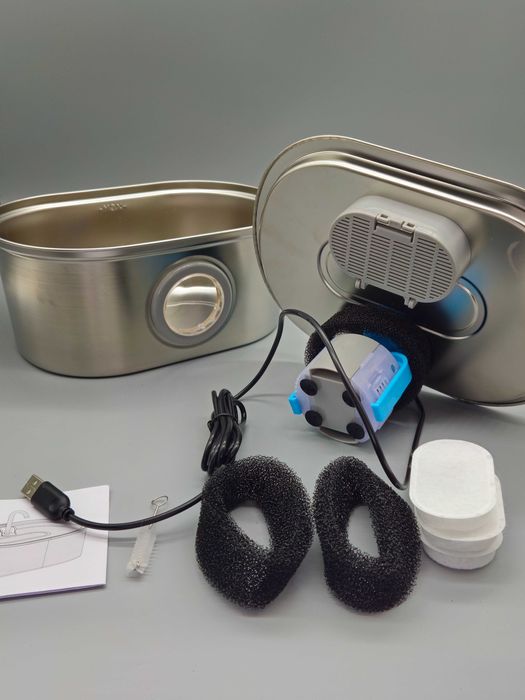 Хипоалергенен! Неръждаем фонтан за вода за домашни любимци 3.2L!Нов!