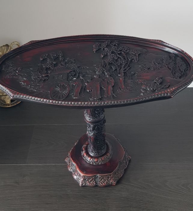 Comodină/Măsuță veche din lemn masiv