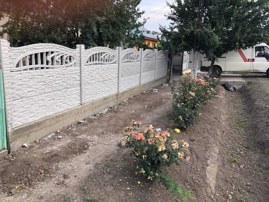 Gard placi beton