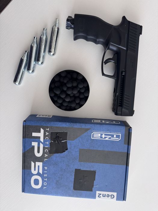 Pistol airsoft foarte puternic_13j plus bile si Co2