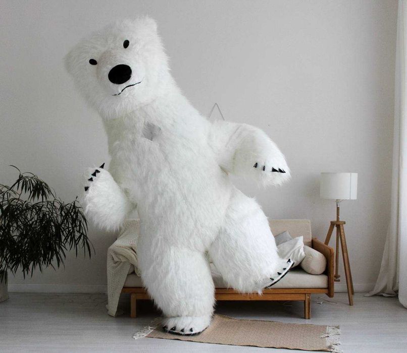 Ростовая кукла белый медведь