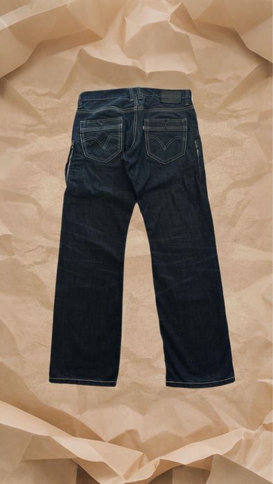 Тъмносини винтидж дънки Levi’s 514