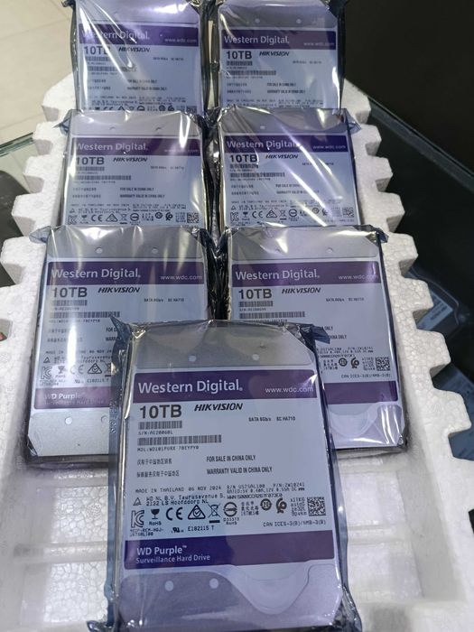 Жёсткий диск WD Purple 10 TБ
