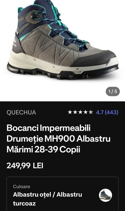 Bocanci MH500 m38, proveniți de la Decathlon.