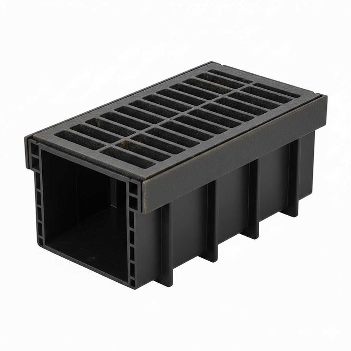 Rigole PEHD Trafic Greu C250-F900 – Gratare Inox, Fonta, Oțel