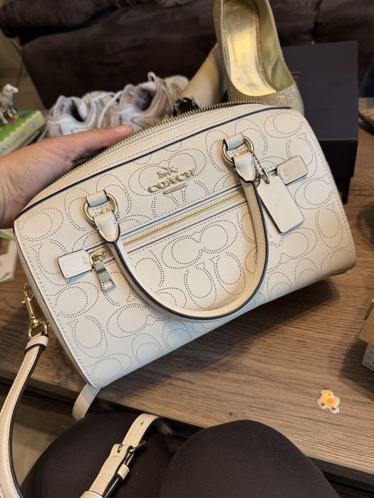 Чанта Coach естествена кожа
