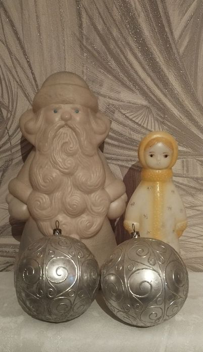 ёлочные игрушки ,флажки на ёлку СССР
