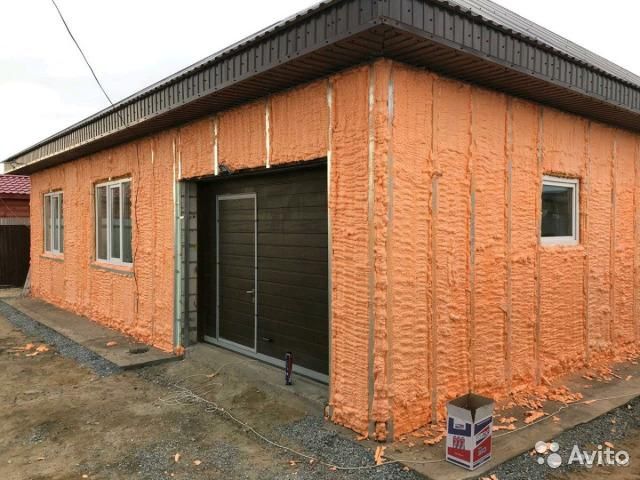 напыляемый утеплитель от полинор