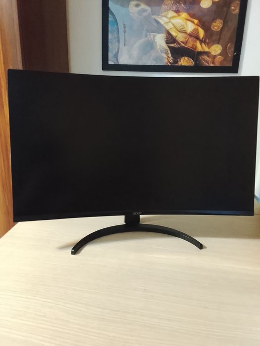 Monitor gaming Acer ED322Q Pbmiipx, 32", Full HD, curbat, 165Hz
