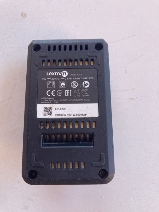 Baterie-Acumulator Lexman Li-Ion, 20 V 2.5 Ah