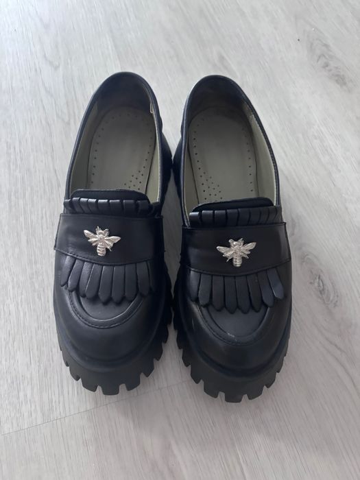 Mocasini de piele