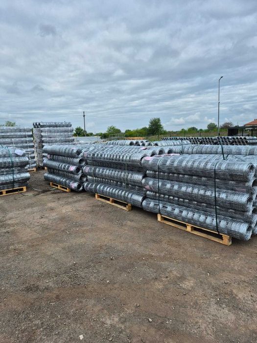 Plasa zincata cu noduri pentru impadurire, înaltime 150cm