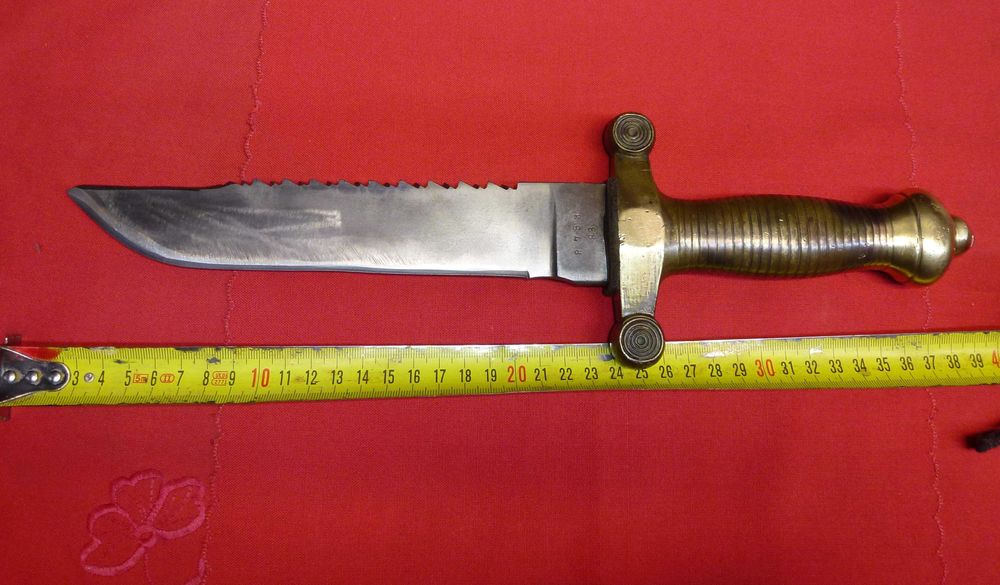 Антика:Къс тесак B.R. Weyersberg Solingen 1883г. за швейцарската армия