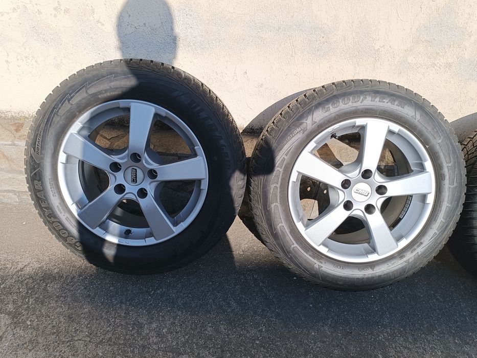 Гуми с джанти 5*112мм.