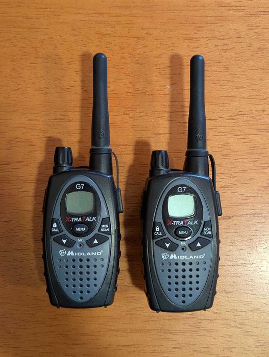 Радиостанция Midland G7 XT, комплект 2 броя + зарядно
