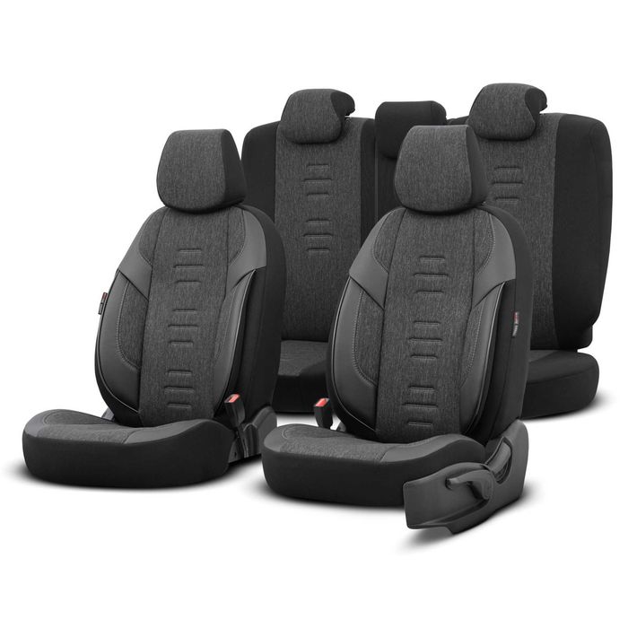 Комплект луксозна тапицерия Otom Throne - текстил + еко кожа - различни цветове