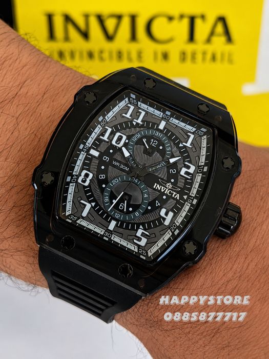INVICTA Cyclone Black 49 mm, Инвикта нов мъжки часовник