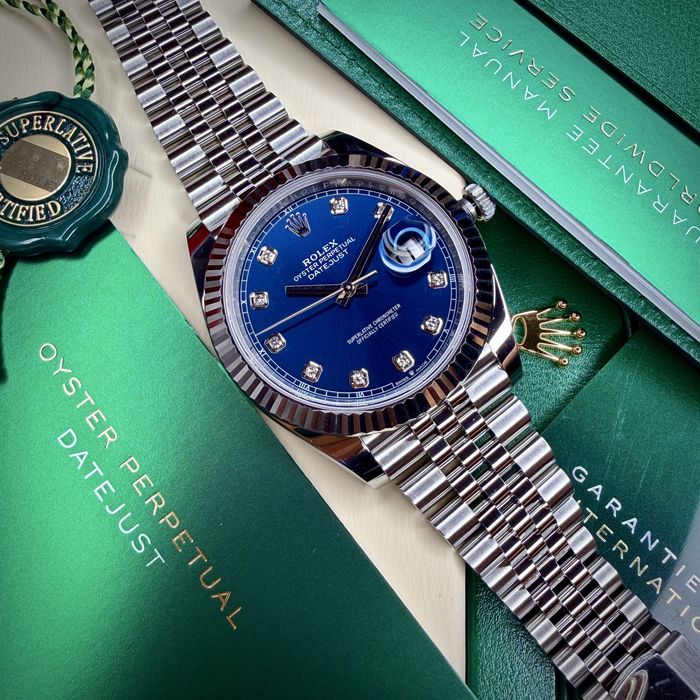 Rolex Datejust Blue Diamond Dial | PE STOC | Used | 41mm | 14800 EURO | 126334 | 2023