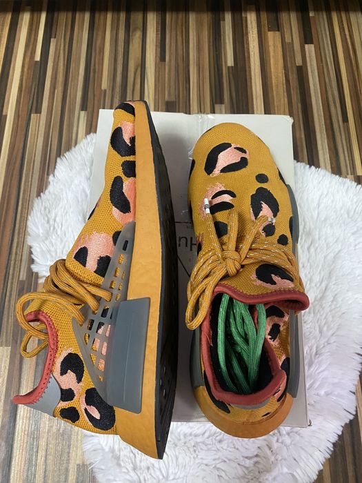Adidasi Adidas Pharrell Williams NMD Hu Human Race Animal Print