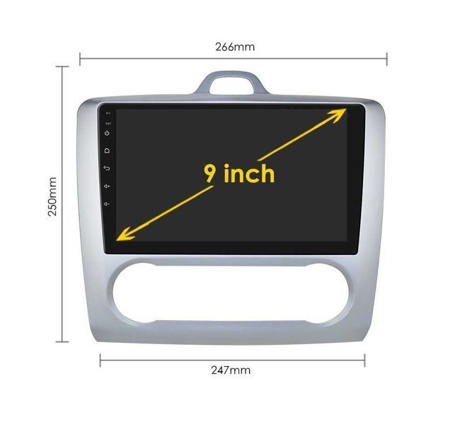 FORD FOCUS 2004-2011 - 9'' / 12,3" Андроид Навигация КЛИМАТРОНИК, 8837