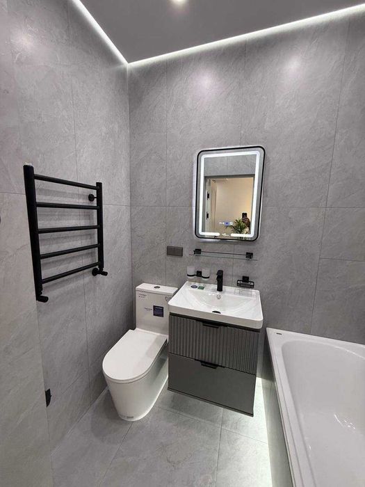 ЖК Vegas Tower Кушбеги 2-ком 3/16 43 м²+5 м² балкон евроремонт меб/тех
