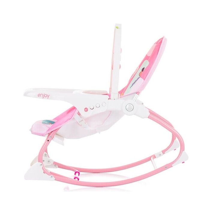 Scaunel balansoar Chipolino Enjoy pink impecabil