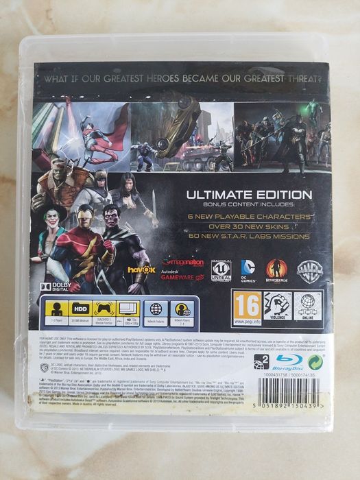 [PS3] Vând Injustice Gods Among Us [Ultimate Edition] PlayStation 3 !