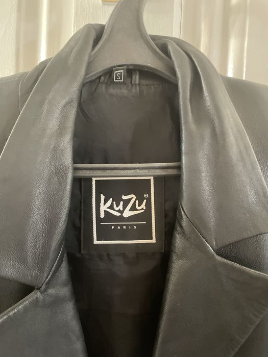 Пиджак женский кожаный