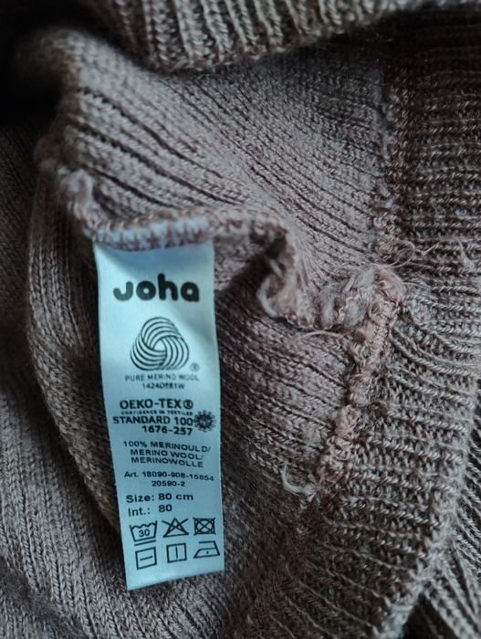 Joha 80cm 100 % merino fetițe băieței