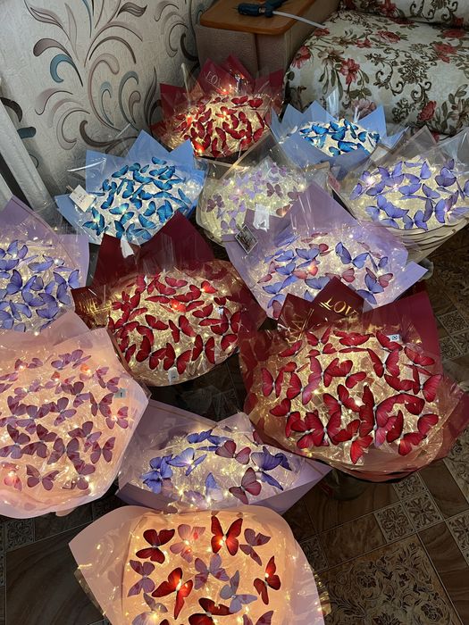 Букет из бабочек