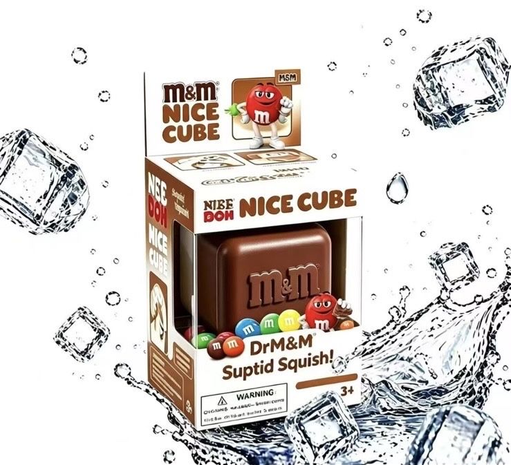 Nee Doh Coca Cola/Pepsi Squishy, Скуиши Кубче Кока Кола/Пепси NeeDoh Nice Cube